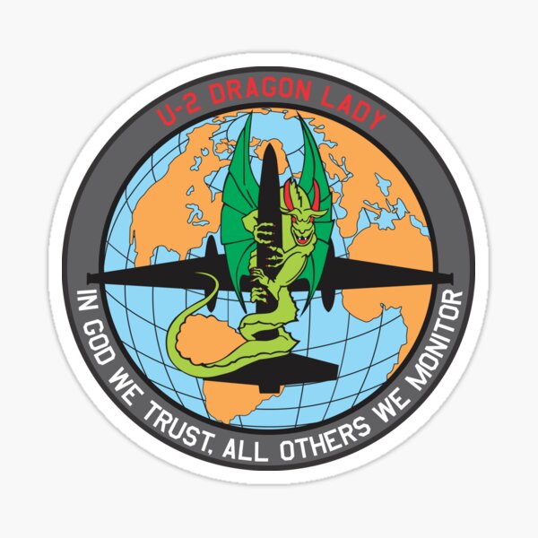 U-2 Dragon Lady patch - Clean Style Sticker