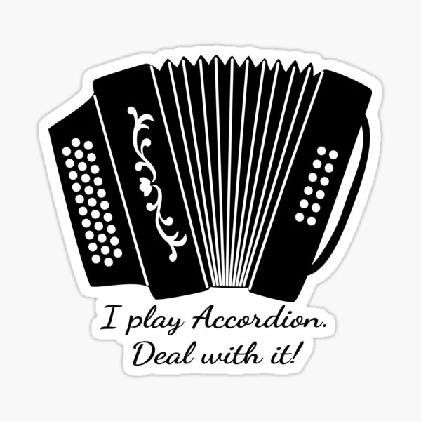 Accordion Stickers for Sale | Redbubble