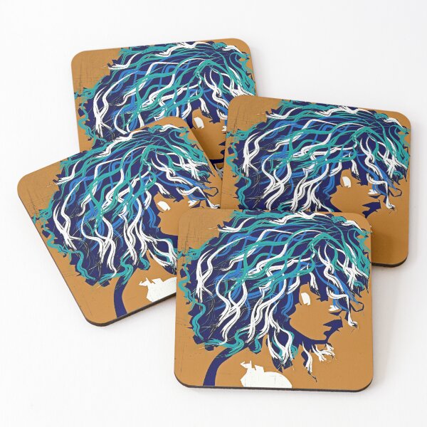 Item preview, My Blue Haircut  designed and sold by Nora Gad.