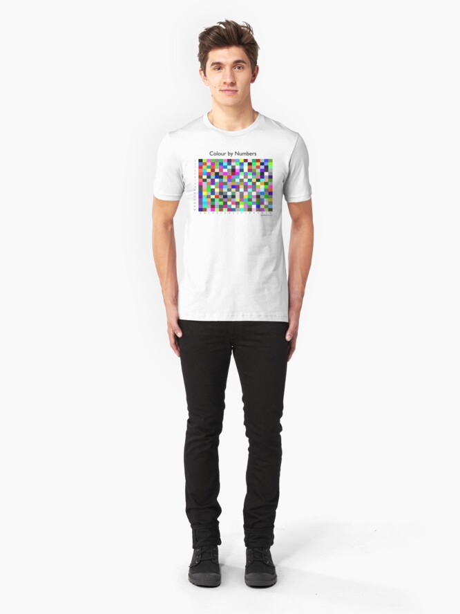 Alternate view of Colour by Numbers Slim Fit T-Shirt