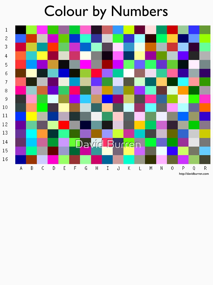 Colour by Numbers by DavidBurren