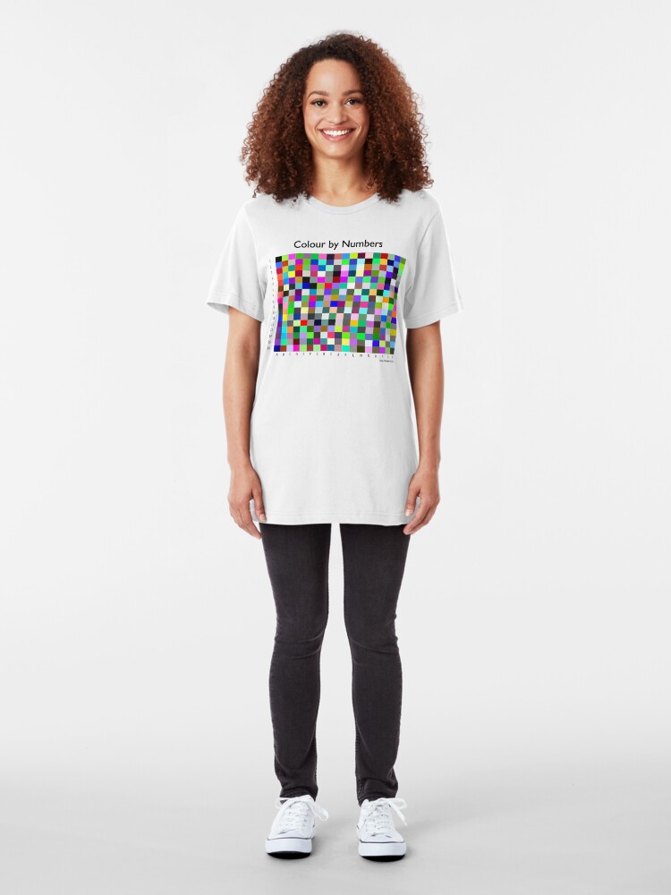 Alternate view of Colour by Numbers Slim Fit T-Shirt