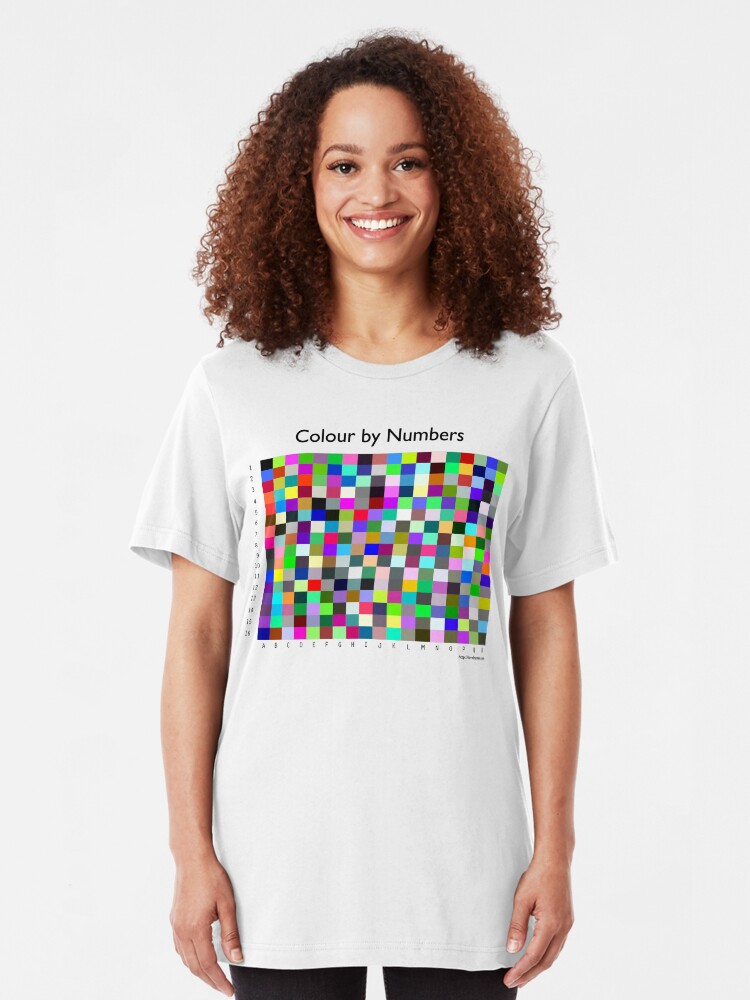 Alternate view of Colour by Numbers Slim Fit T-Shirt