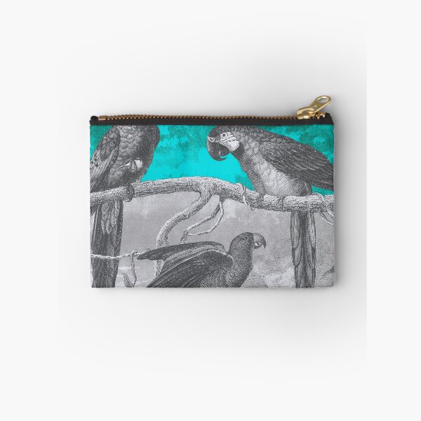Item preview, beautiful parrots in the tropical forest, vintage designed and sold by Mauswohn.
