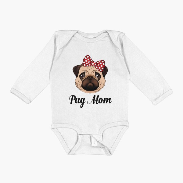 Item preview, Birthday Mom Idea Pug Funny Cute Lover Owner Puggy Face Life designed and sold by ZNOVANNA.