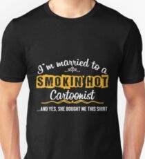 For Cartoonist's Husband Funny Gift Unisex T-Shirt