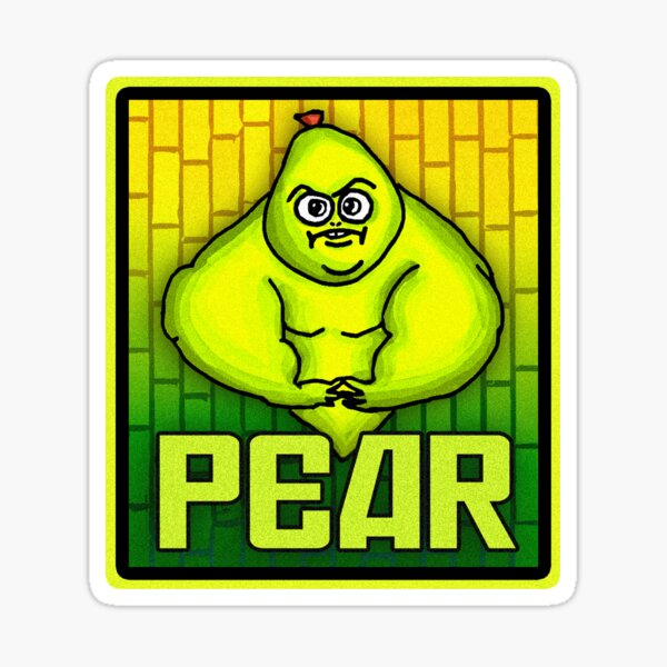 Pear Sticker By Beavernight Redbubble 