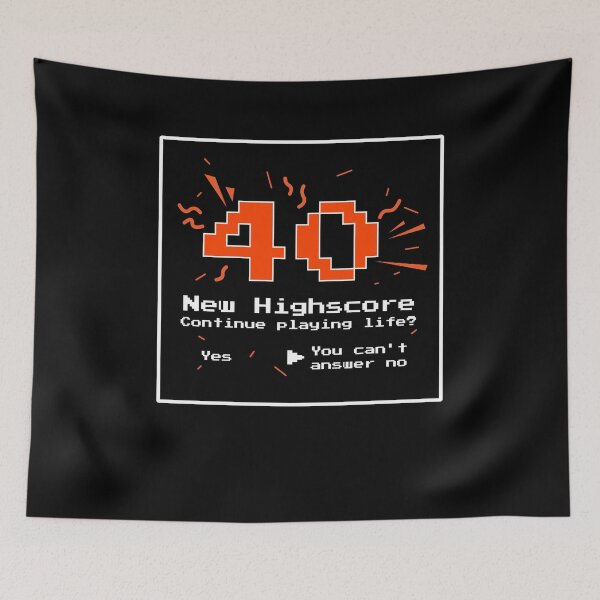 Item preview, New Highscore 40 birthday gift idea designed and sold by NeXore.