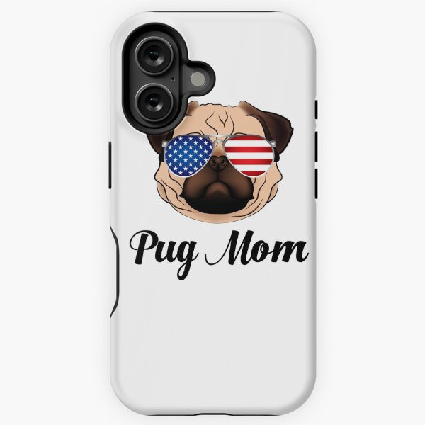 Vista previa del artículo con la obra «Life Pug Face Cute Puggy Mom Gafas de sol Pug Lover Puggle», diseñado y vendido por ZNOVANNA.