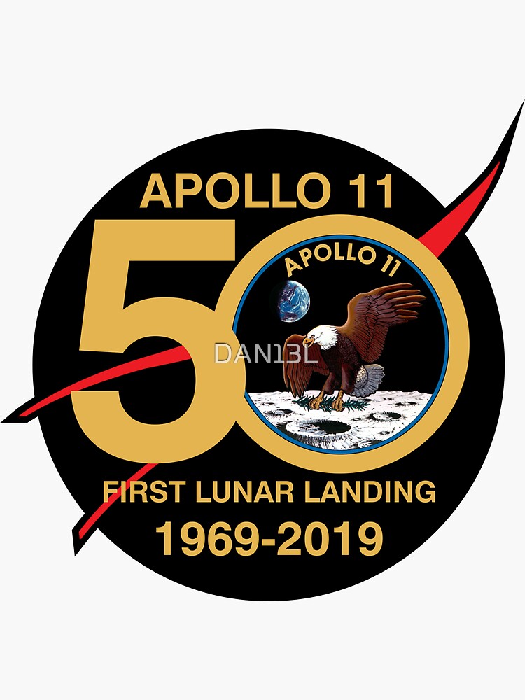 Pegatinas coleccionables de Apollo Moon Landing de la NASA