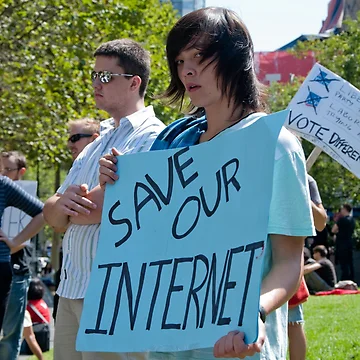 Artwork thumbnail, Internet Filter Rally by Alihogg
