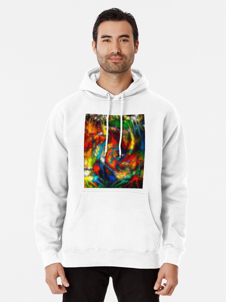 Pullover Hoodie, Color Me Brightly. designed and sold by Hound-B