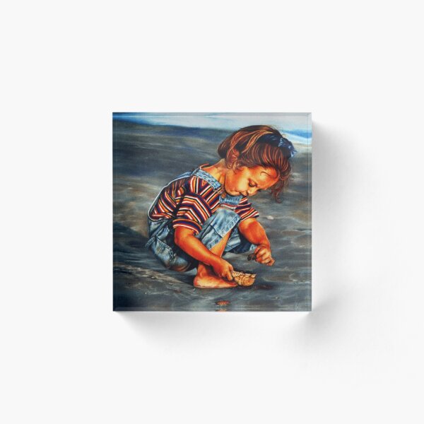 Beach Bunny Acrylic Block