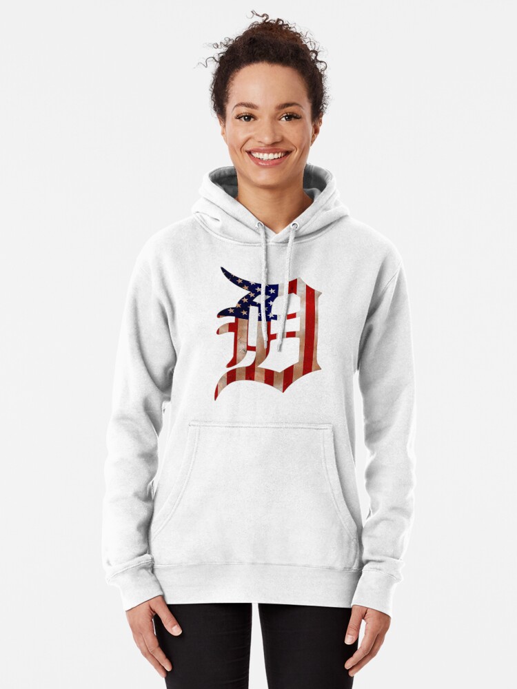 NEW Detroit Tigers Hoodie Sweatshirt S,M,L Navy Old English D Retail $60