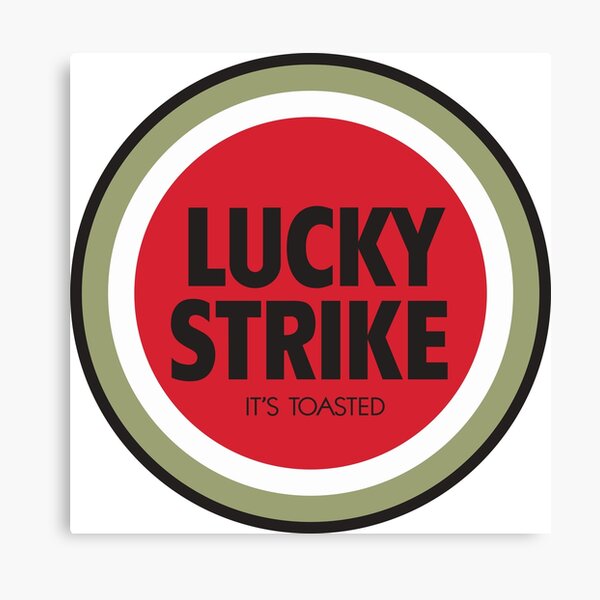 lucky strike Canvas Print