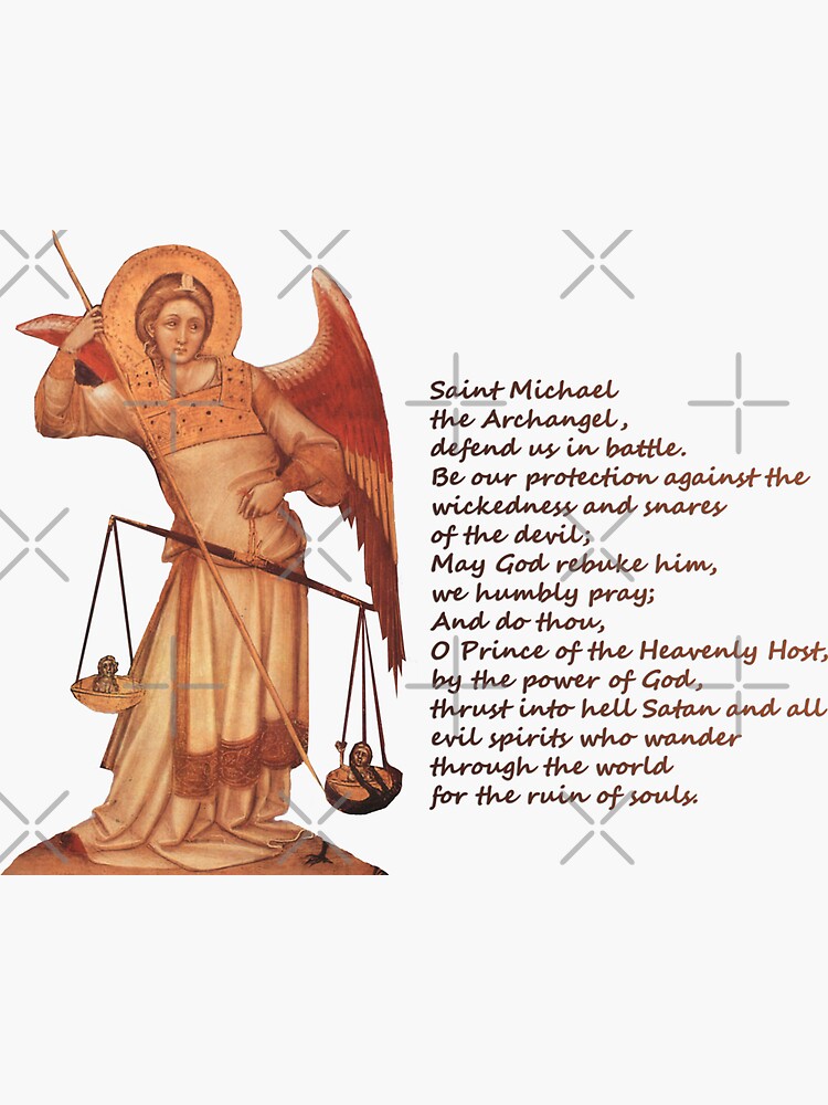 Oracion a San Miguel Arcangel Holy Card