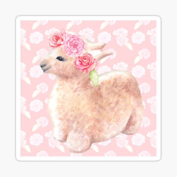 Bébé lama Sticker
