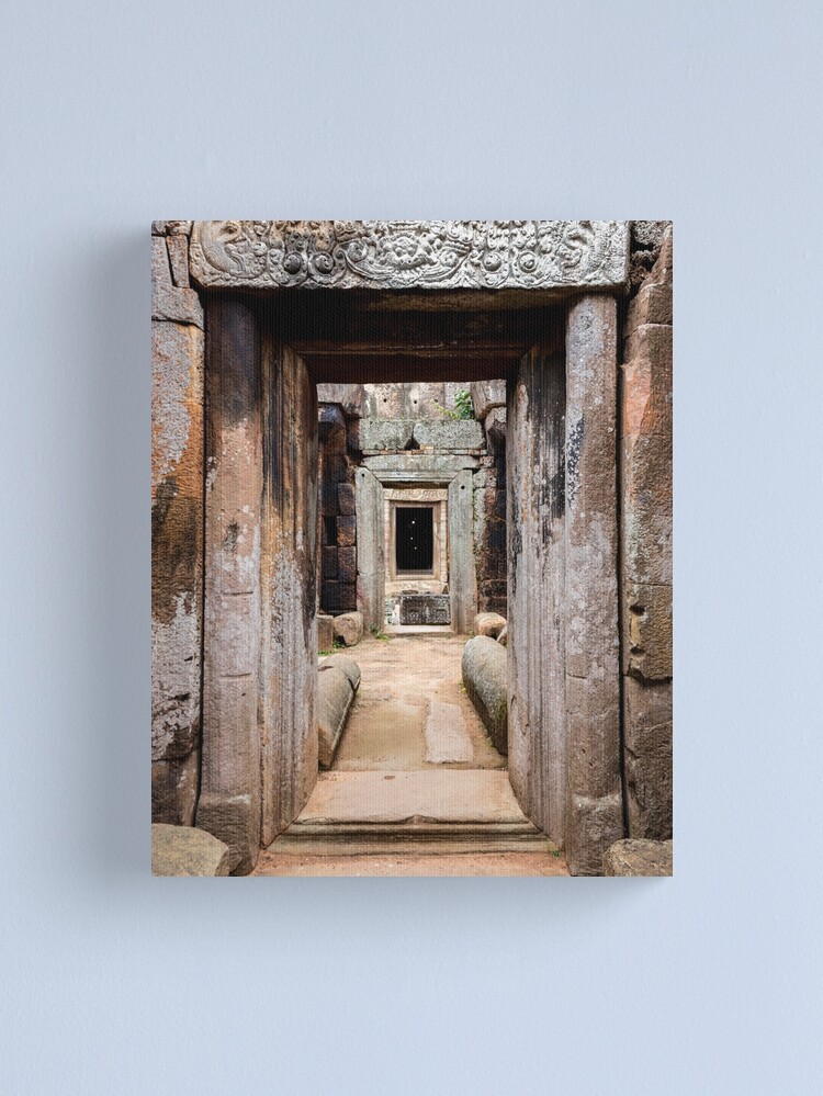 Thumbnail 1 of 3, Canvas Print, Ancient Doorway designed and sold by darren-j-mcleod.