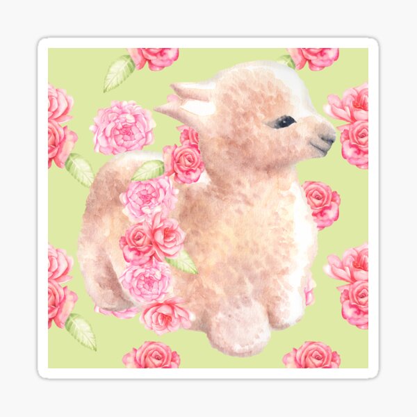 Bébé lama Sticker