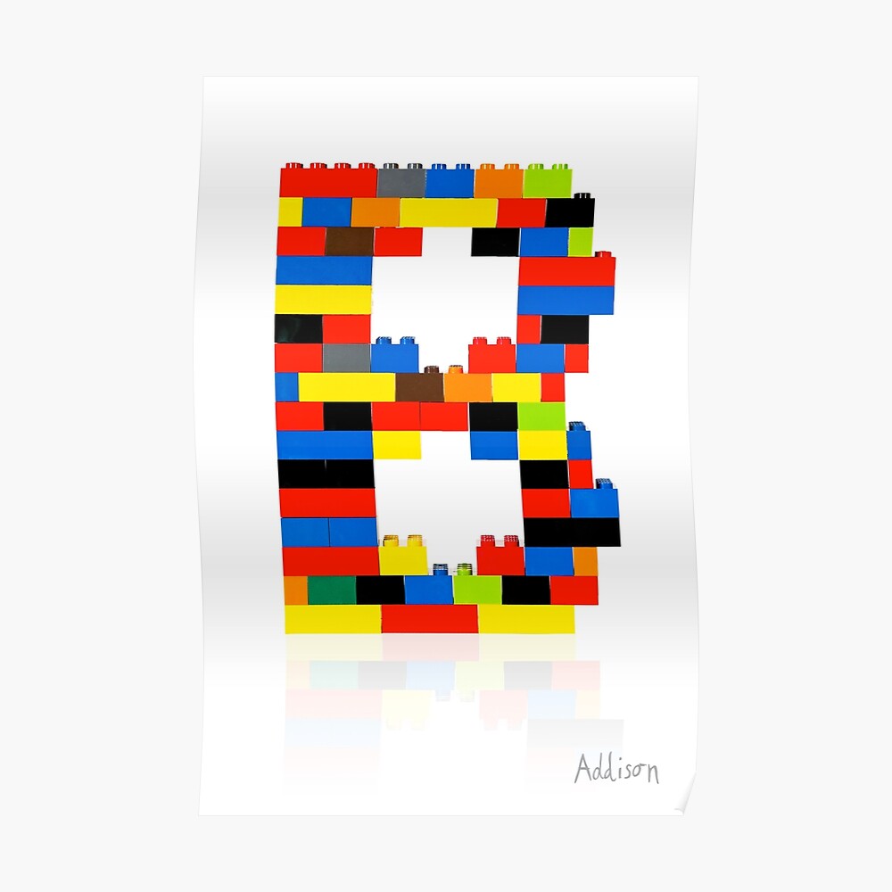 B Poster by Addison Redbubble B Poster by Addison Redbubble