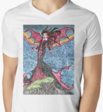 Psychedelic LZ Men's V-Neck T-Shirt
