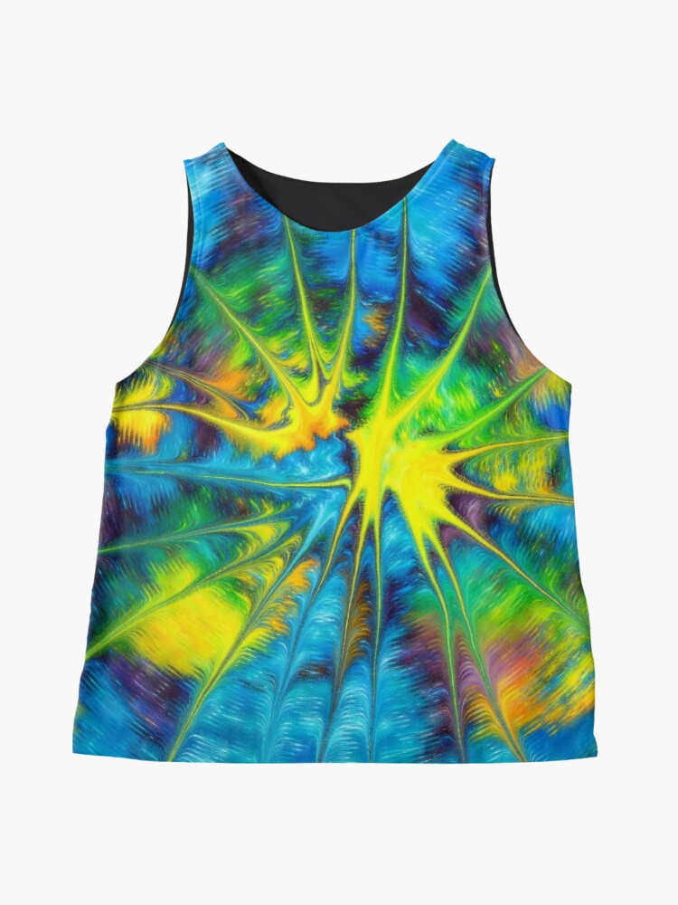Thumbnail 4 of 6, Sleeveless Top, HBN0001 Colorful Abstract. designed and sold by Hound-B.