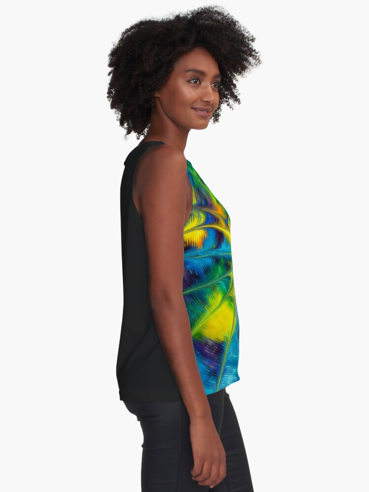 Thumbnail 2 of 6, Sleeveless Top, HBN0001 Colorful Abstract. designed and sold by Hound-B.