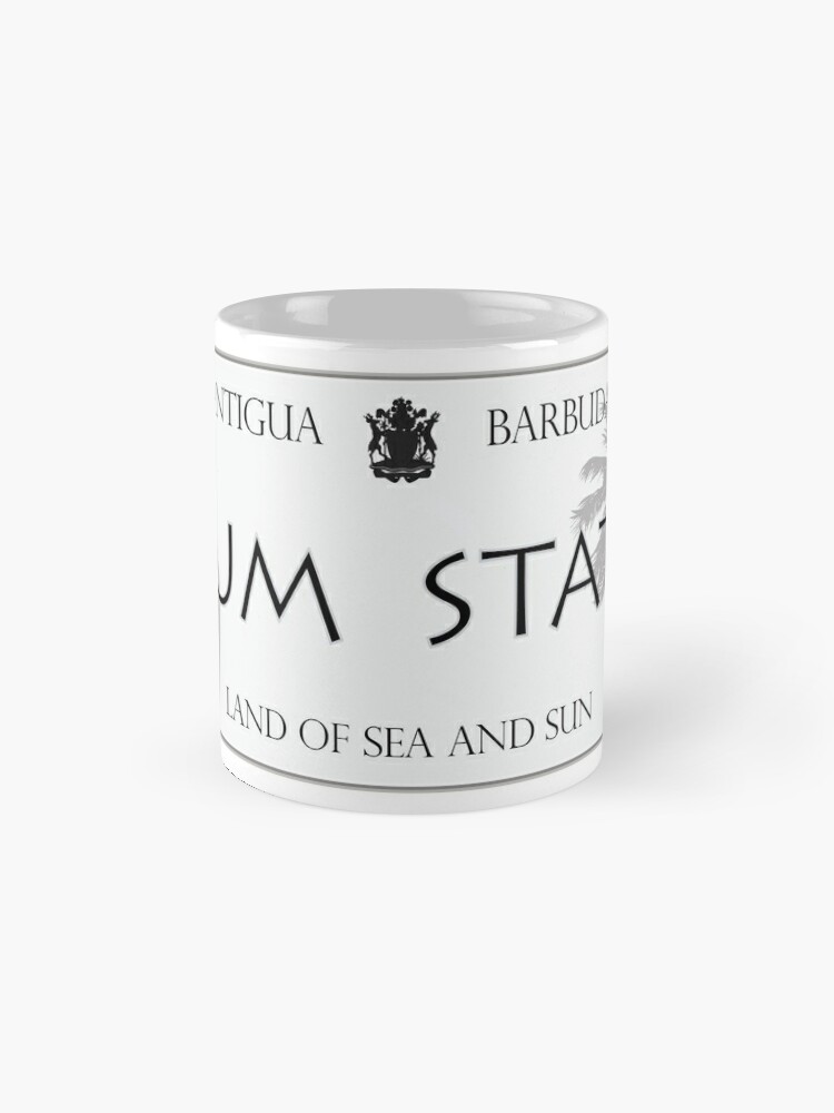 Coffee Mug, RUM STATE | ANTIGUA BRAND designed and sold by stylereview