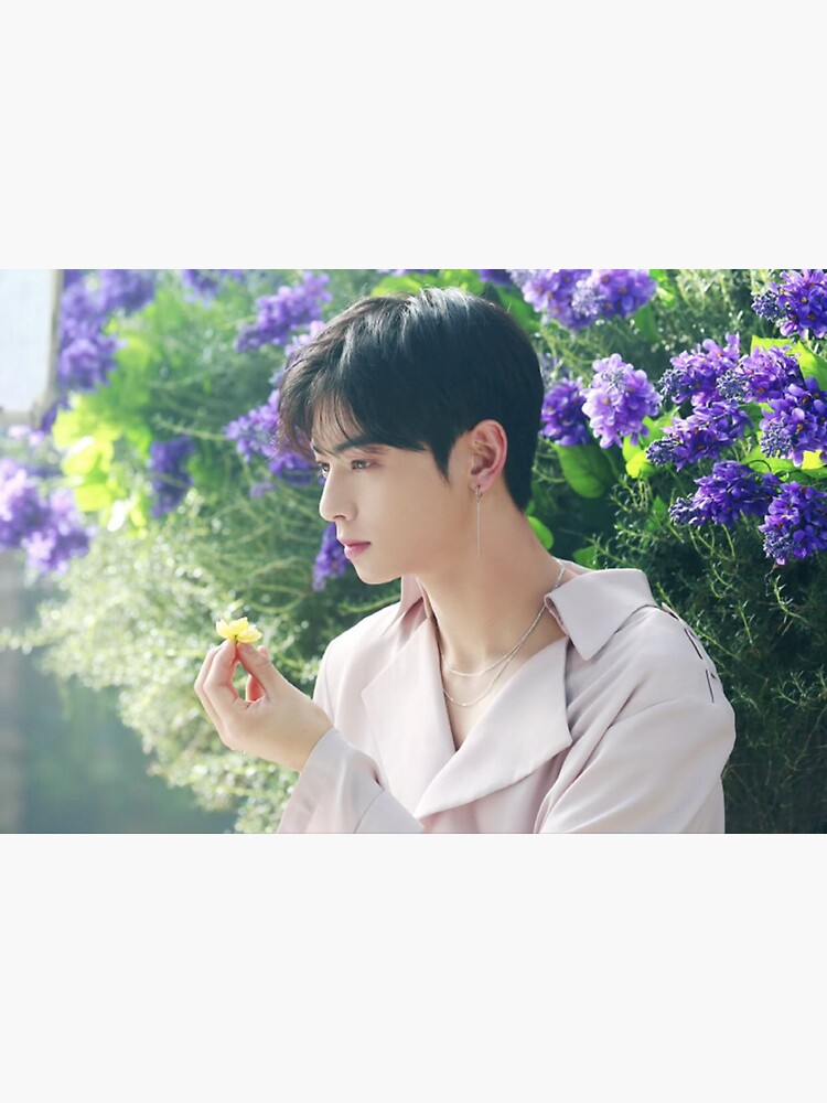 Cha Eun Woo - V8 Sticker for Sale by shoppinggalore