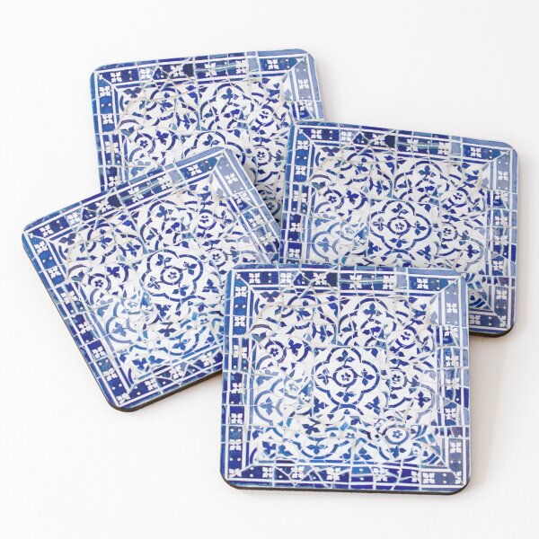 Item preview, Barcelona Park Guell Tile Mosaic Print 7 designed and sold by CaravaggioHouse.