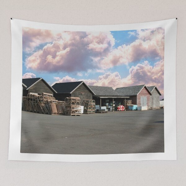 Item preview, Pink Sky and Fishing Huts designed and sold by robspencer.
