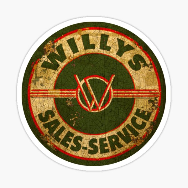 Willys Sales and service USA Sticker