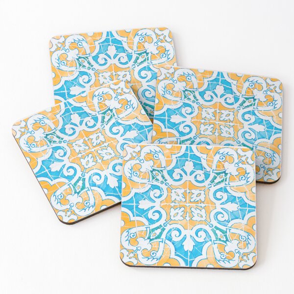 Item preview, Barcelona Park Guell Tile Mosaic Print 3 designed and sold by CaravaggioHouse.