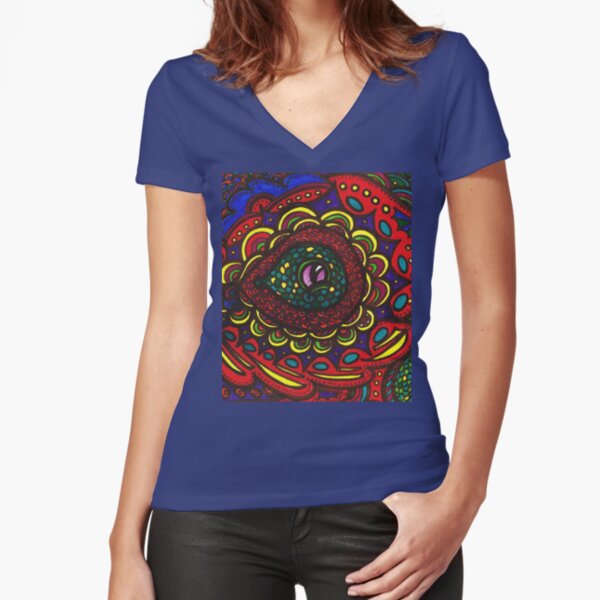Fitted V-Neck T-Shirt