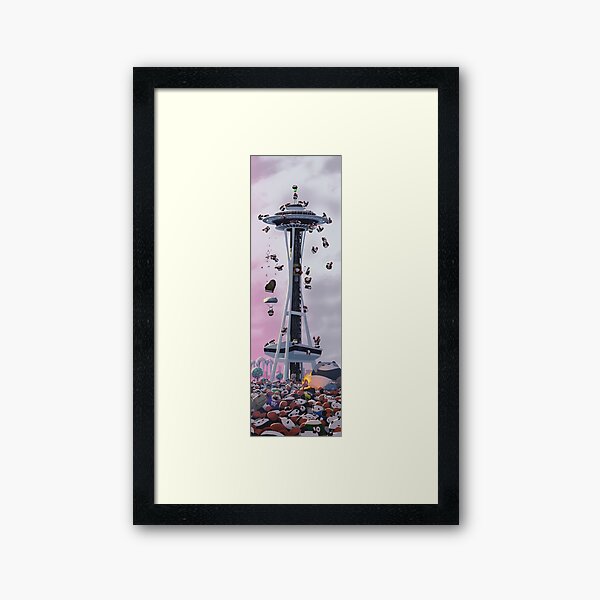 Battle in Seattle: Part II Framed Art Print