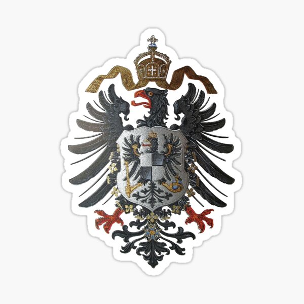 German 1871 Eagle, new Empire design Sticker