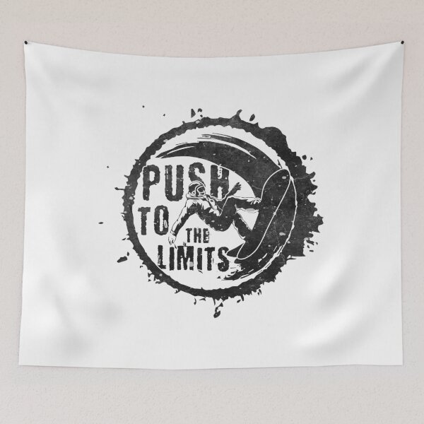 Item preview, PUSH TO THE LIMITS - watch out for snowboarders designed and sold by Fotogreasy.