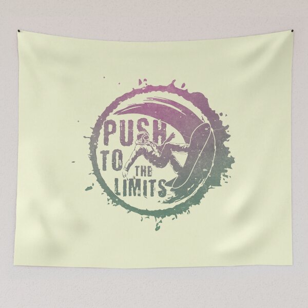 Item preview, PUSH TO THE LIMITS - watch out for snowboarders designed and sold by Fotogreasy.