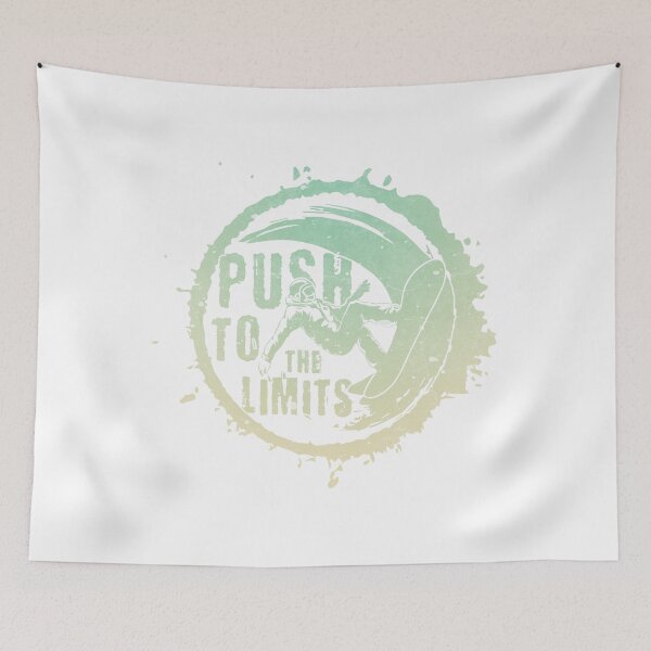 Item preview, PUSH TO THE LIMITS - watch out for snowboarders designed and sold by Fotogreasy.