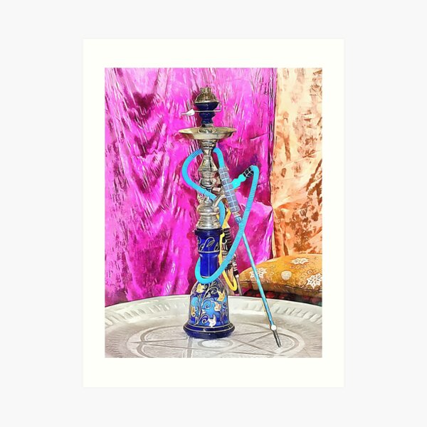 Exotic Oriental Hookah Pipe 3 Art Print