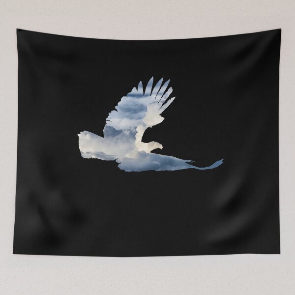 Item preview, White-tailed Eagle, clouds designed and sold by AndreasSteinweg.