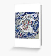 Flying Elephant Greeting Card