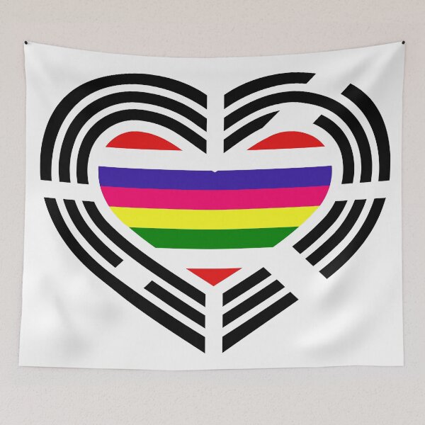 Item preview, Korean Patriot Flag Series (Heart) designed and sold by Carbon-Fibre Media.