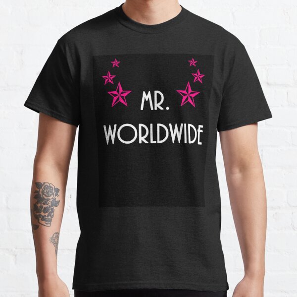 pitbull mr worldwide shirt