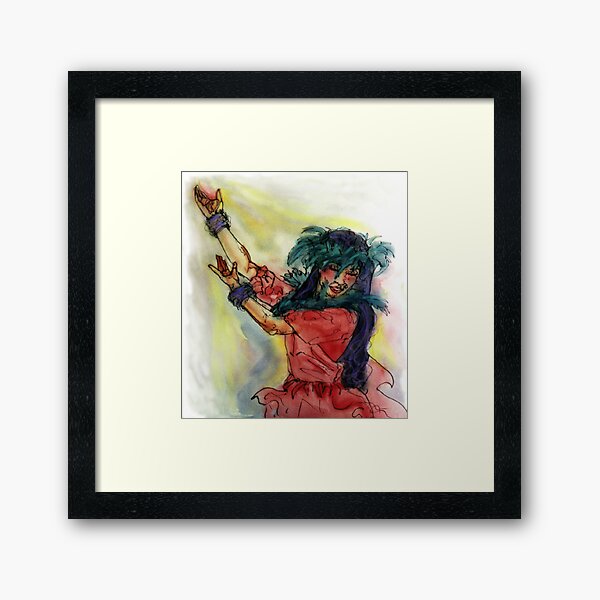 Hawaiian Dancer Framed Art Print