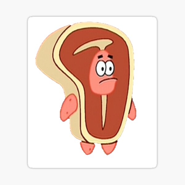 Patrick Meat Costume Sticker