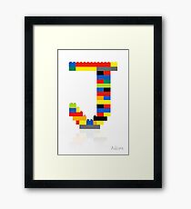 J Framed Print