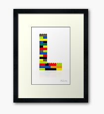 "L" Framed Print