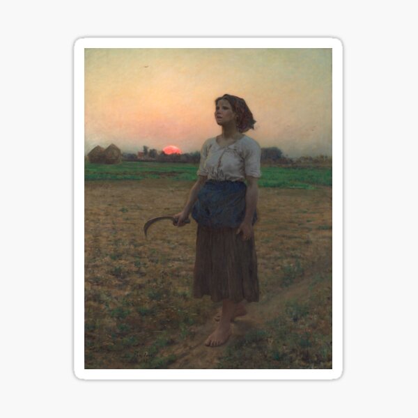 The Song of the Lark, Jules Adolphe Breton, 1884 Sticker
