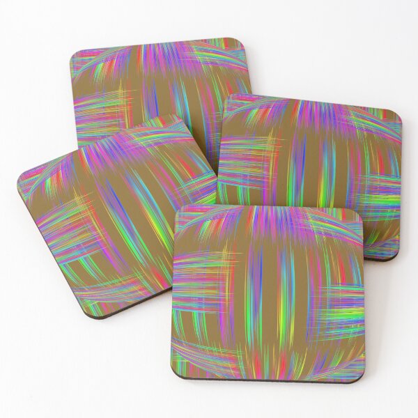 Item preview, Psychedelic abstract rainbow colored artwork designed and sold by CharJens.